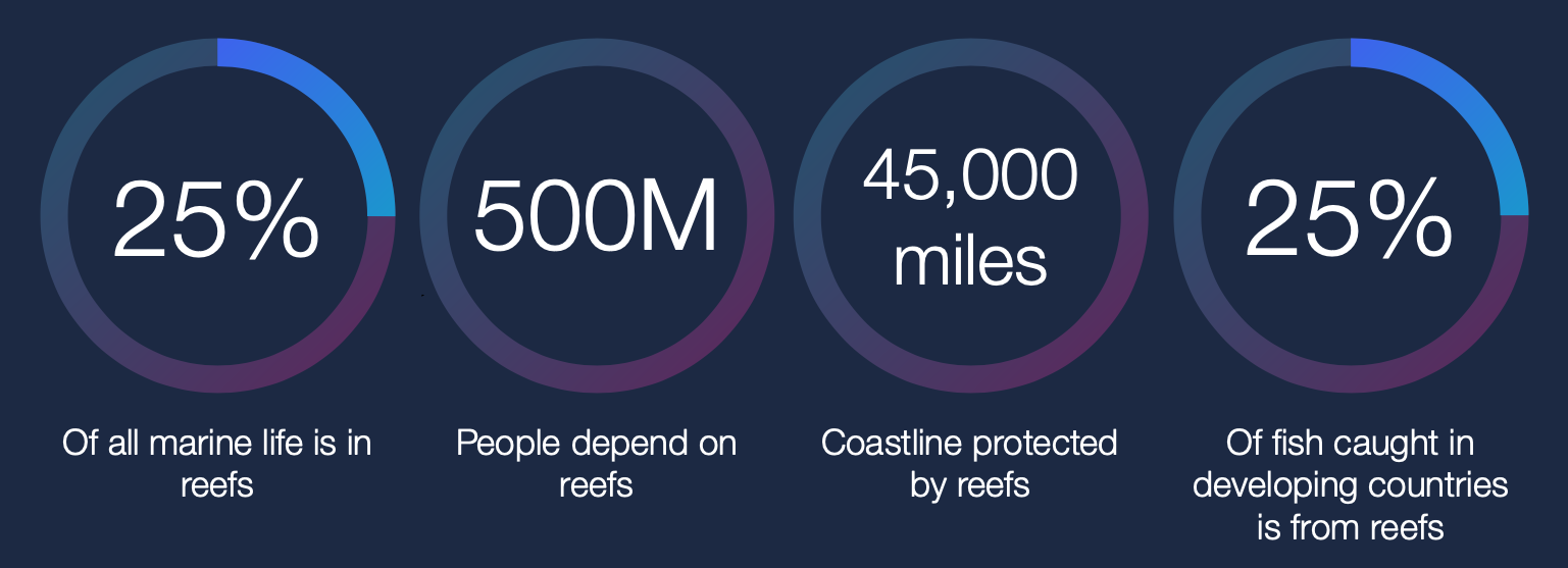 Statistics on the Importance of Reefs